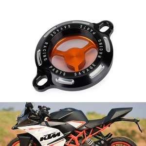Protection de bouchon de filtre à huile de moteur de moto pour <span class=keywords><strong>KTM</strong></span> 690 990 Duke Adventure - Garde de filtre à huile en aluminium CNC - Product Image 3
