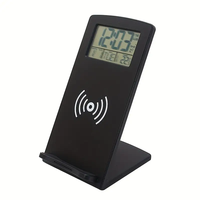 Smartphone Snellaadstation Telefoon Oplader Desktop Draadloos Opladen Stand Mobiele Telefoon Houder Wekker