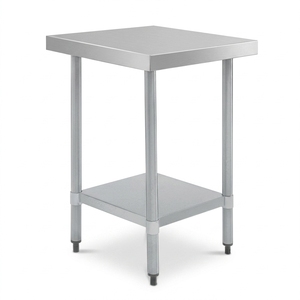 Stainless Steel Workbench Double Layer <b>Kitchen</b> <b>Prep</b> <b>Table</b> with Middle Shelf Commercial Grade Easy Assemble - Product Image 1