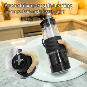 Fabrika Çıkışlı Taşınabilir Bebek Maması Hazırlayıcısı 6 Bıçaklı Buz Kırıcı Düşük Sesli 500ml Süt Smoothie Yapıcı Dış Mekan Kullanımı USB Meyve Suyu Blenderi - Product Image 6