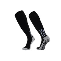 Chaussettes de football antidérapantes en coton peigné avec absorption des chocs, personnalisables OEM, prix d'usine, pour le basketball et le soccer