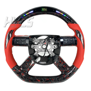 Accessoires intérieurs de voiture Volant sport personnalisé en fibre de carbone forgée à LED pour Dodge <span class=keywords><strong>Chrysler</strong></span> 300 C <span class=keywords><strong>300C</strong></span> 200 200C 300I - Product Image 1