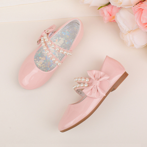 Zapatos de Princesa para Niñas, Primavera-Otoño 2025, Nuevos Zapatos Escolares para Niñas, Zapatos Planos, Zapatos de Baile, Zapatos Escolares con Lazo de Perlas, Verano - Product Image 3
