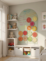 Tableau magnétique personnalisé UCI, autocollant effaçable interactif, autocollants pour tableau blanc avec matériau en polyester pour usage domestique
