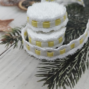 En stock : Ruban en nylon picot, différentes tailles et graines, ceintures en ruban pour bretelles de soutien-gorge, ruban jacquard en nylon, ruban jacquard en polyester - Product Image 4