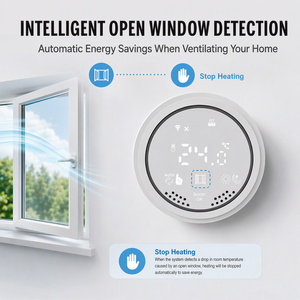 Nouveau produit - <span class=keywords><strong>Vanne</strong></span> thermostatique intelligente programmable Zigbee3.0 <span class=keywords><strong>pour</strong></span> <span class=keywords><strong>radiateur</strong></span>, compatible avec 6 vanes TRV et 1 hub sans fil - Product Image 2
