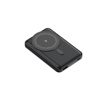 Batterie externe portable 10000mAh avec charge magnétique, charge sans fil 15W, charge rapide PD Type-C 22.5W, support pliable intégré