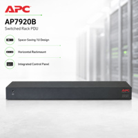 APC AP7920B 1U Rack PDU Unité de distribution d'alimentation intelligente 2,5 kW/208 V 12 A Acier 8 prises Usage industriel pour armoires rack