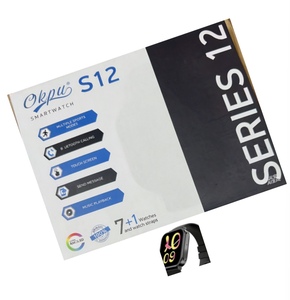 <span class=keywords><strong>Smartwatch</strong></span> Serie 12 con <span class=keywords><strong>7</strong></span> Cinturini, Orologio Intelligente Connesso, Dispositivo Indossabile <span class=keywords><strong>7</strong></span> in 1, Vendita all'Ingrosso - Product Image 1