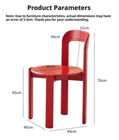 Chaise de salle à manger en bois massif, style rétro mi-siècle, design moderne de luxe léger, dossier pour café et restaurant - Vente chaude