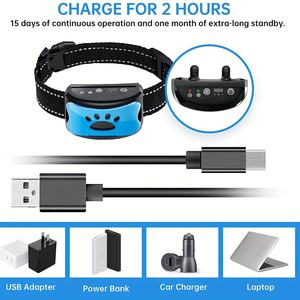 MRY 스마트 바커 충전 방수 칼라 자동 전기 충격 개 조련사 잠금 - Product Image 2