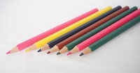 Crayons de couleur 8 couleurs en boîte métallique pour le dessin des enfants, l'école, le bureau, cadeau promotionnel