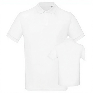 220G 100% <b>Combed</b> Long Staple Cotton Solid Plain Dyed Knitted Moderate Fit Short Sleeve for Shirt Unisex Custom Wholesale - Product Image 3