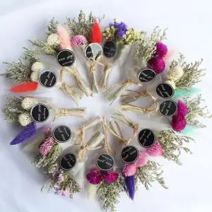 Natale fai da te piccolo decorativo conservato mini bouquet di fiori secchi naturali