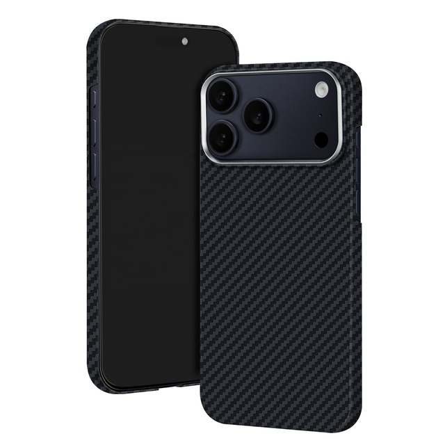 New Trending Luxury Real Aramid Fiber Magnetic Pure Color Phone Case for Unique Cover