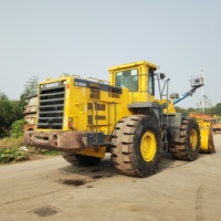 Chargeuse sur pneus KOMATSU WA600-3 d'origine japonaise à prix abordable, bon état, faible nombre d'heures de fonctionnement, moteur et boîte de vitesses d'occasion