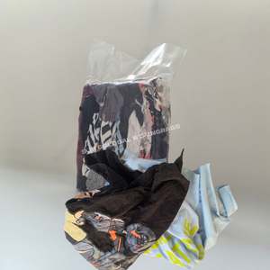 Trapos de Limpieza de Taller Reciclados, Trapos de Camiseta Cortados de Colores, Trapos de Algodón Industrial Reciclado para Limpieza - Product Image 1