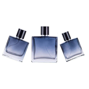 Professional Design <b>50ml</b> 100ml Empty Cylindrical Glass Perfume <b>Bottle</b> for Men Flat Shape with Screw Cap Carton Packed - Product Image 1