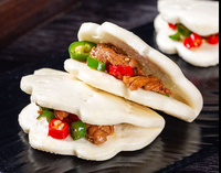 Machine automatique à faire des petits pains en forme de feuille de lotus |   Machine à faire des gua bao / petits pains vapeur |   Farine |   1000-8000/h |   Acier inoxydable 304 |   Marque HENGHUAN |