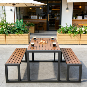 Sun Protection Outdoor <strong>Table</strong> and Chairs Night Market Outdoor Simple Dining <strong>Table</strong> and Chairs <strong>Balcony</strong> <strong>Table</strong> and Chairs Coffee Shop - Product Image 3
