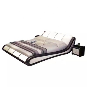 <span class=keywords><strong>Cama</strong></span> king size de cuero de <span class=keywords><strong>vaca</strong></span> de fábrica - Product Image 1