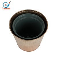 Pot Tanaman dari Logam Galvanis Vintage 0,8 Galon untuk Bunga Dalam dan Luar Ruangan