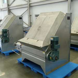 Baja tahan karat otomatis condong <span class=keywords><strong>Drum</strong></span> putar pemisah cairan Solid layar halus untuk pengolahan air - Product Image 1