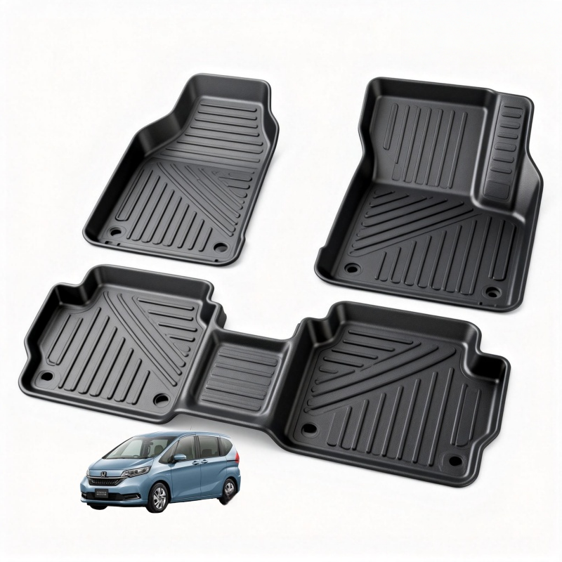 MOTOS Auto-vloermatten van rubber voor Honda CR-V II 2001-2006 Verbeter uw reiscomfort met anti-slip mat auto- Vloermatten voor alle weersomstandigheden, bescherming tegen vuil