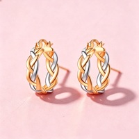SJS89-DA Boucles d'oreilles à clous pour femmes, design imprimé abstrait artistique coloré, tendance