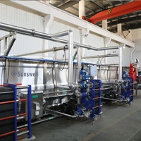 Machine de pasteurisation de bouteille de bière, Tunnel de pasteurisation de bouteille de bière, pasteuriseur de Flash de bière