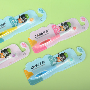 แปรงสีฟันเด็กคาซ่า ขนแปรงนุ่ม 2-12 ปี แปรงสีฟันแบบใช้มือ ดีไซน์การ์ตูน - Product Image 1