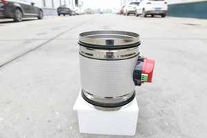 Sistema di Ventilazione e Condizionamento HVAC con Serranda Motorizzata Rotonda e Strato Isolante, Serranda Elettrica - Product Image 3