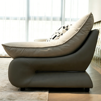 Ensemble de canapés de salon de luxe moderne |   Canapé sectionnel et fauteuil lounge en tissu rembourré