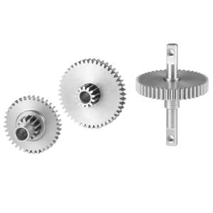 Ensemble de pignons de transmission Overdrive Underdrive en acier inoxydable pour <span class=keywords><strong>TRX4M</strong></span> 1/18 Bronco Defender RC Car Pièces de mise à niveau - Product Image 1