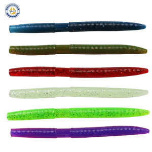 Soft Bait Noodle Worm Lure 14cm 10g For Bass Freshwater <b>Fishing</b> Bottom Baits High Specific Gravity <b>Floats</b> Or Sinks - Product Image 4