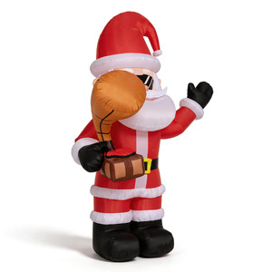 Christmas Inflatable Sunglasses <b>Horn</b> Santa Claus Courtyard Outdoor Decoration Festive Atmosphere Ornaments - Product Image 6