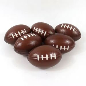 Low Moq Custom Logo Anti <b>Squeeze</b> Toys Pu Foam <b>Ball</b> Rugby Shaped American Football Stress <b>Balls</b> - Product Image 6