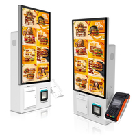 Borne de commande automatique murale intelligente pour restaurants et supermarchés, terminal de paiement POS avec SDK, 21,5 pouces