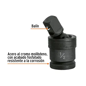 Truper 3 unità nodo universale per impatto Dados 1/2 'telaio colori assortiti prodotto di alta qualità - Product Image 2