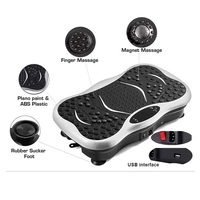Machine d'exercice de plaque de vibration plate-forme de vibration complète du corps pour la perte de poids masseur de drainage lymphatique pour la forme physique globale