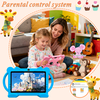 Tablet Anak Android 12 7 Inci Terlaris 1.2GHz 2GB RAM Baterai 3000mAh Wi-Fi Resolusi 1024x600 Produk Baru