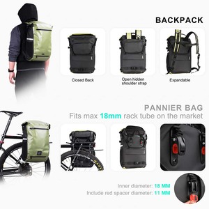 Échantillon gratuit sacoche de vélo porte-bagages sac de selle sac à bandoulière pour ordinateur portable sacoche vélo réutilisable en gros Shopping sac de lettre - Product Image 2