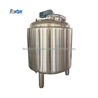 500 Liter 2000 Liter 5000 Liter Koeltank voor fruityoghurt en melk met mixer