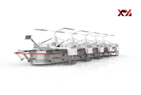 Nueva Máquina de Impresión de Camisetas con Serigrafía Ovalada Totalmente Automática Xmay, Área de Impresión Máxima de 800x1000 mm, Multiestañon, 6 Colores, Programada 1