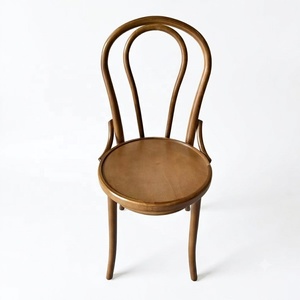 <span class=keywords><strong>Chaise</strong></span> en bois massif courbé avec dossier en forme de boucle, style moderne, imperméable, utilisation intérieure/extérieure - Product Image 4