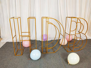 FURUN Metal decorativo numérico o con letras de estilo moderno personalizado para eventos de boda y accesorios de fiesta - Product Image 5