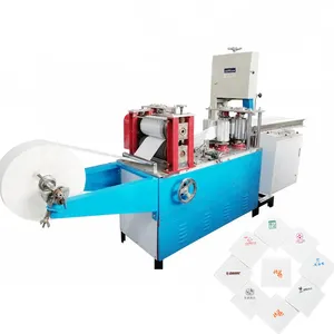 New ideas for small business tissue paper folding machine to make embossed square napkin