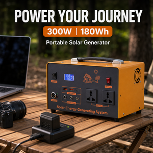 Station d'alimentation portable 220V 300W 180Wh avec <span class=keywords><strong>kit</strong></span> <span class=keywords><strong>solaire</strong></span>, onduleur UPS à passage direct LiFePO4 pour le travail à distance, le bureau et la maison (backup) - Product Image 2