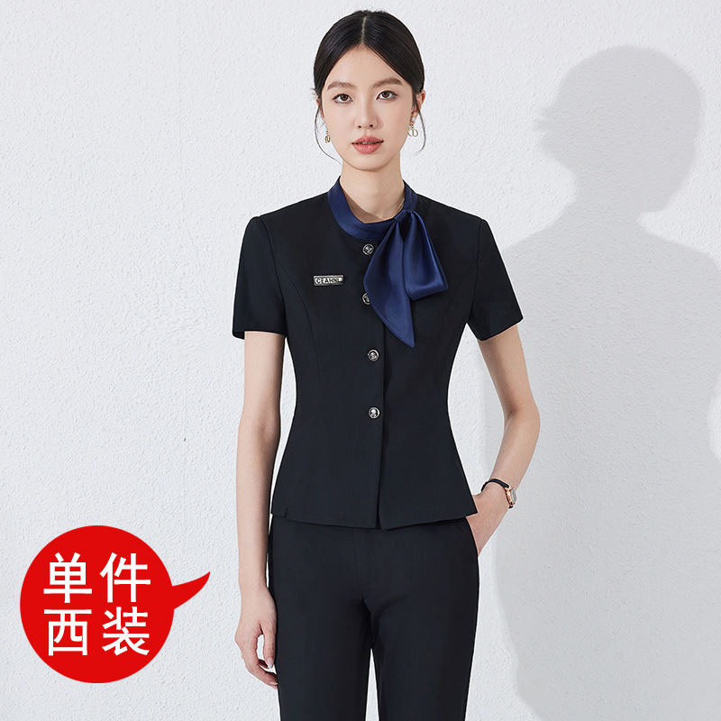 black suit