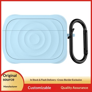 Funda Protectora para AirPods 4 y AirPods Pro 2, Color Sólido, Silicona, Patrón Ondulado, Funda Bluetooth para Apple - Product Image 2